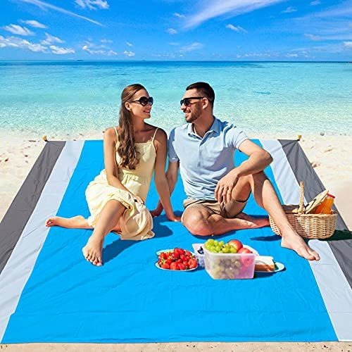 Manta De Playa Csmepapt, 79 ×83 Impermeable Mat De Vrmpy