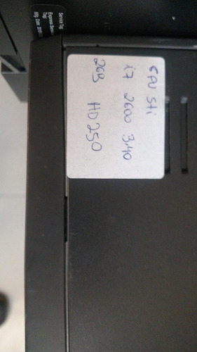 Kit Cpu Sti Toshiba I5 2600 2g Hd 320 Monitor Dell 19 Pol