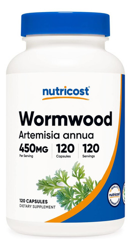 Nutricost Absinto Cápsulas 450mg 120 Cápsulas - Cápsulas Veg