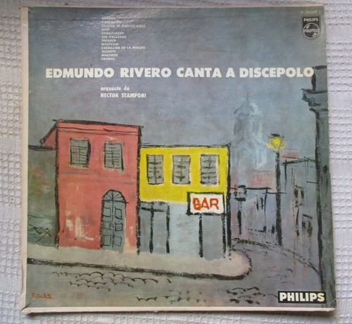 Imagen 1 de 5 de Edmundo Rivero Canta A Discepolo (philips P 08269 L)