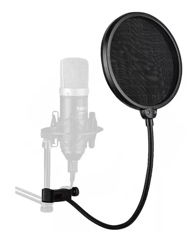 Pop Filter Anti-Puff para Microfone Condensador – Redução de