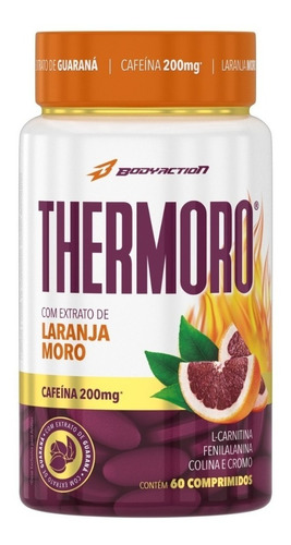 Termogênico Cafeína Anidra 200mg Thermoro 60 Cápsulas