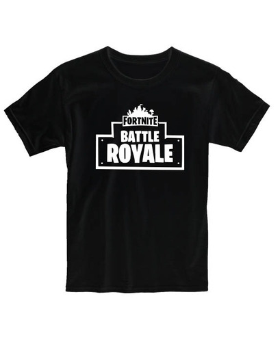 Remera Niño Fortnite Battle Royale Logo