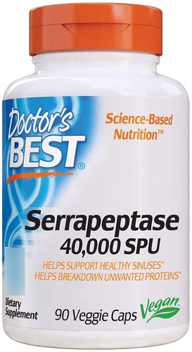 Enzimas Serrapeptasa 40,000 Dr Best . Stock