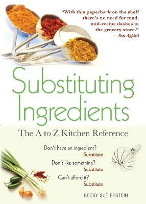 Libro Substituting Ingredients - Becky Sue Epstein