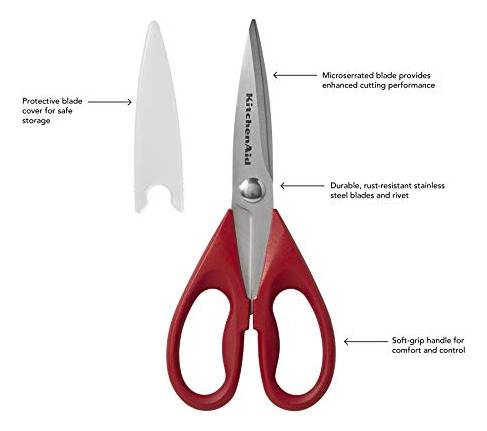 Tijeras De Cocina Multiusos Con Funda Con Agarre Comodo Red