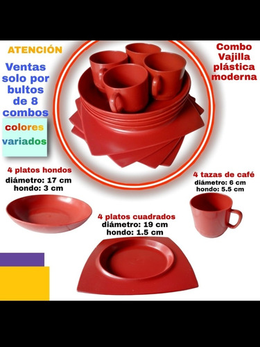 Vajillas Plásticas 