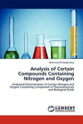 Libro Analysis Of Certain Compounds Containing Nitrogen A...