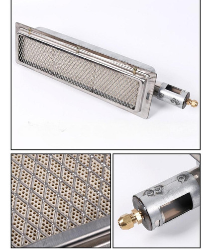 Quemador Infrarrojo De Barbacoa Quemador De Gas 33.5cmx10cm