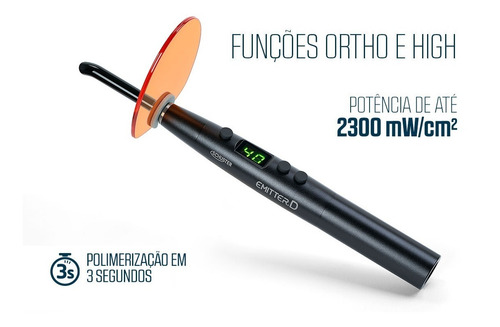 Fotopolimerizador À Bateria Sem Fio Emitter D Schuster