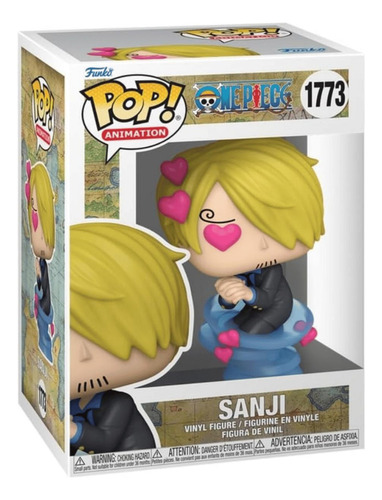 Boneco Funko Pop One Piece Sanji Olhos Apaixonado 1773
