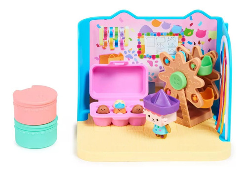 Gabby Dollhouse, Set De Juego Bebé Cat Craft-a-riffic Room