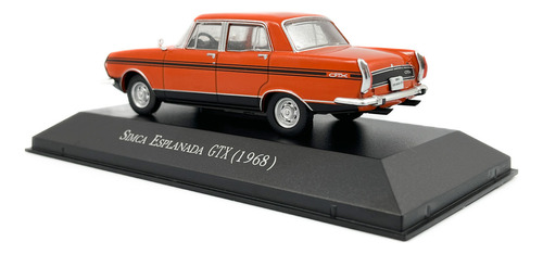 Miniatura Carro Simca Esplanada Gtx 1968 Edição 99 Cor Laranja