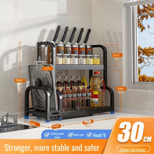 Soporte Para Botellas De Condimentos, Soporte Para Cuchillos