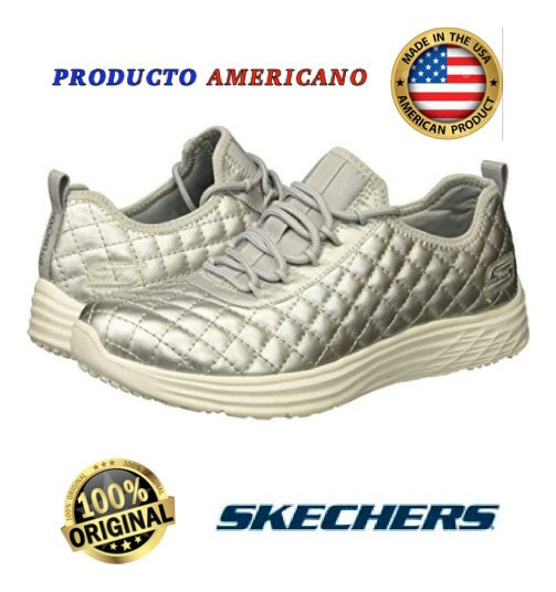 zapatos skechers mujer dorados
