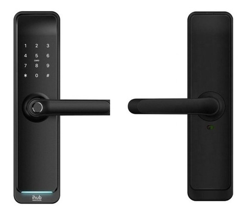 Imagen 2 de 7 de Cerradura Inteligente Ihub Shm-h30 Huella Wifi Apta Exterior