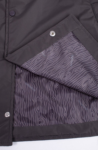 Imagen 9 de 9 de Campera Woodoo Coach Jacket Marplatizada - Gris