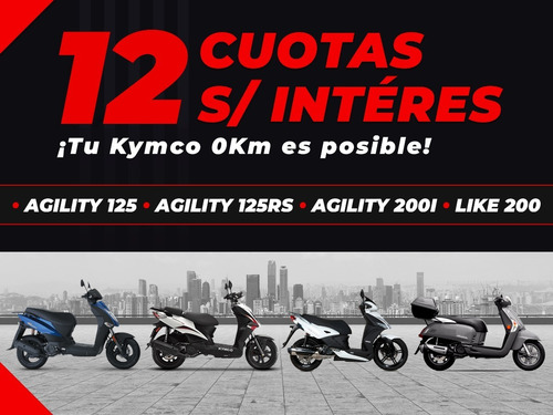 Imagen 2 de 18 de Kymco Agility 125 Rs -financia El 62% En 12c Sin Interés