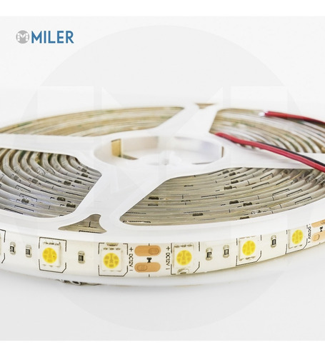 Tira Led 12v 5050 60 Leds 5mts Luz Fria Ip65 Ideal Exterior