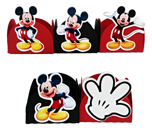 100 Forminhas Para Docinhos Mickey Festa Infantil Brigadeiro