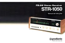 Comprar Manual Do Receiver Gradiente Str-1050 (em Pdf)