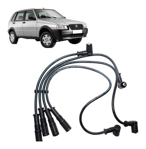 Juego Cable Bujia Para Fiat Uno Fire 1.3 158-276-6 2004 2012