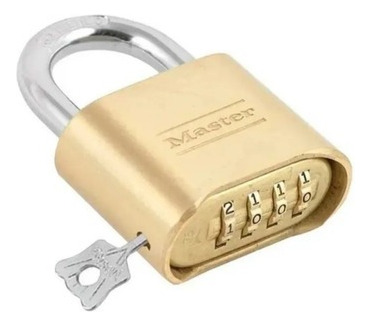 Candado Master Lock De Máxima Seguridad De Combinación Color Dorado