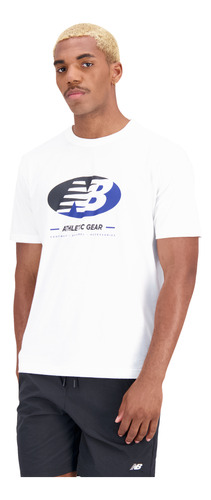 Remera New Balance De Hombre - Mt31517wt