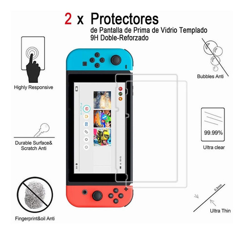 Kit De Accesorios Para Nintendo Switch 16 En 1 Funda Estuche