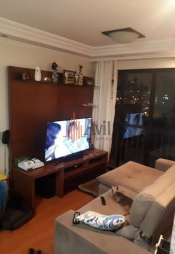 Imagem 2 de 15 de Apartamento Com 3 Dormitórios À Venda, 75 M² Por R$ 638.000,00 - Tatuapé - São Paulo/sp - Av5358