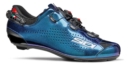 Sapatilha Sidi Road Shot 2 Carbon - Azul Galaxy - Ciclismo -