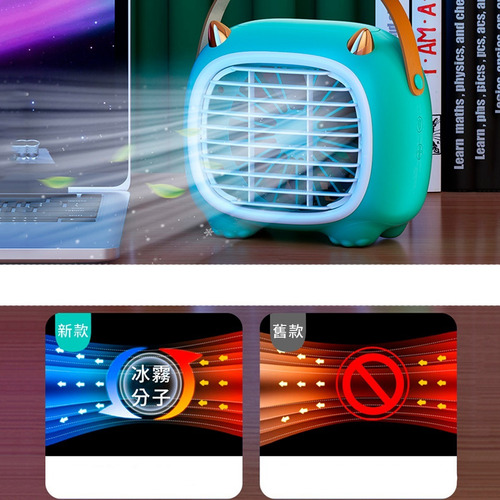 Imagen 7 de 8 de Ventilador Humidificador Aire Acondicionado Portátil Remax