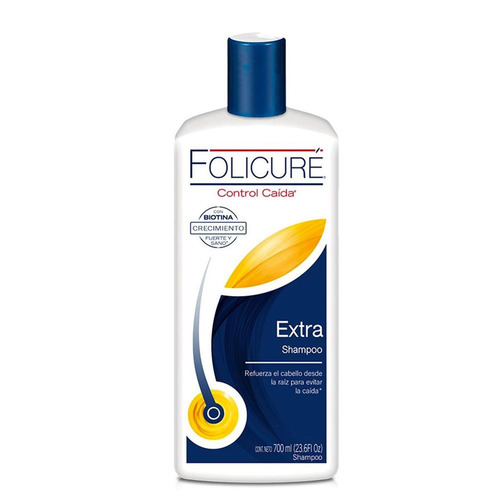 Imagen 1 de 1 de Shampoo Folicure Extra 700 ml