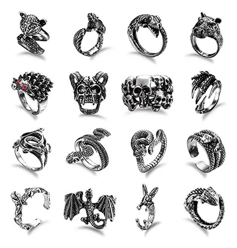Anillos goticos sales