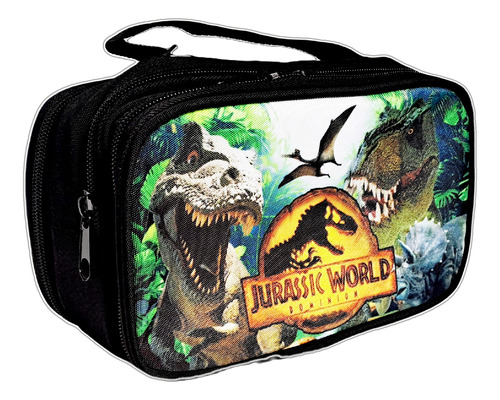 Estuche Cartuchera Organizador Escolar Jurassic Dinosaurios