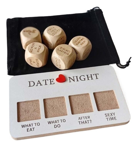 Dados Románticos Pareja Noche De Cita San Valentín
