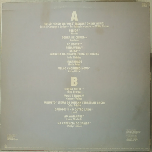 Fera Ferida - Volume 2 Lp Disco Vinil Novela Trilha Sonora (Usado)