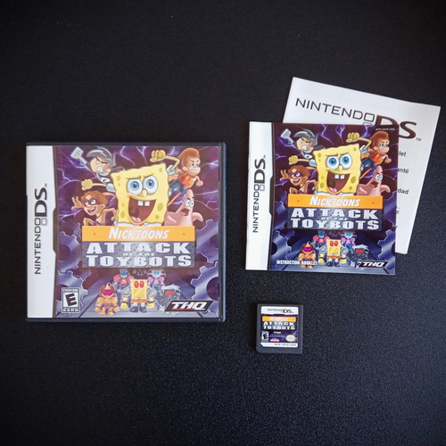 Nicktoons: Attack Of The Toybots - Nintendo Ds - Seminovo (Usado)
