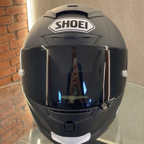 Casco Shoei X Spirit 3 negro mate con casco Inmetro Seal, talla 61/62 (xl), color negro mate