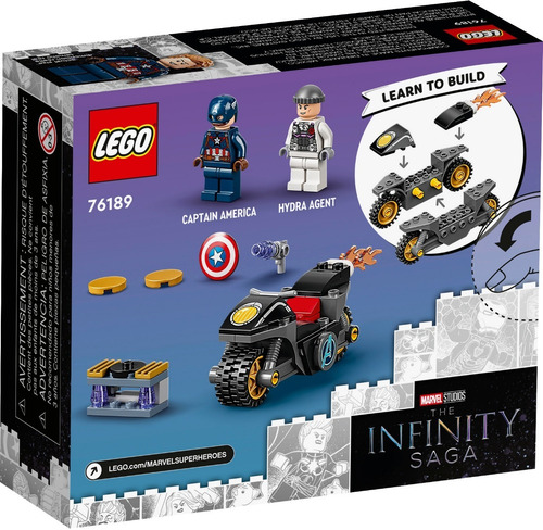 Imagen 2 de 5 de Lego® Super Heroes - Capitán América Contra Hydra (76189)