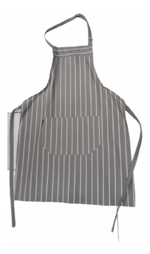 Delantal Gabardina Cocina Rayado Hombre Mujer 