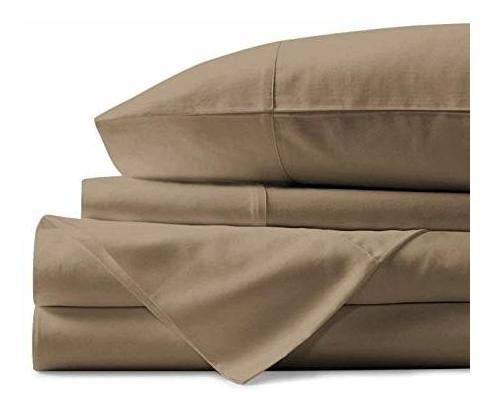 Sábanas Y Fundas - Laxlinen-600 Thread Count 4 Pcs Bed Sheet