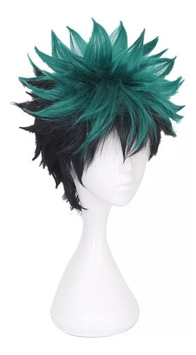 Peluca Deku Izuku Midoriya Cosplya My Hero Academia Anime