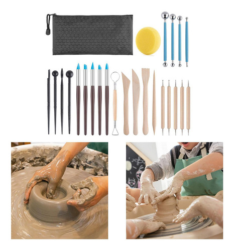 Kit De Herramientas De Arcilla Para Esculpir Arcilla De