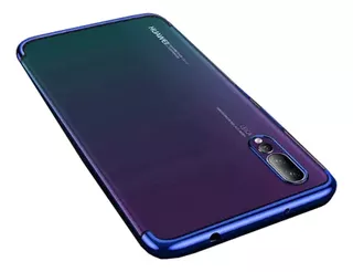 Funda Tpu Borde Electro Compatible Con Huawei P20 Pro