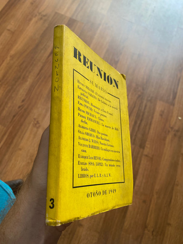 Reunión 3 Otoño 1949 Miller Sabato Ezra Pound (Usado)