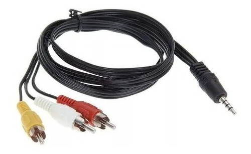 Cable 3.5mm Stereo 3 Rca Audio Y Video 3.5 A Rca 1.5 Metros