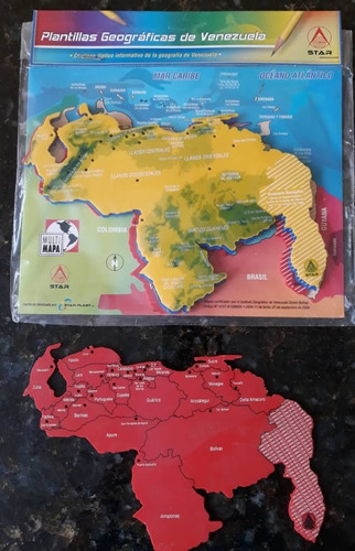 Plantillas Mapa Geográfico De Venezuela
