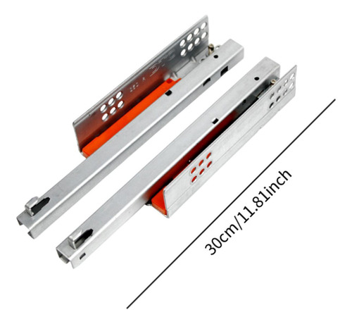 2x Dipguilones De Cajones Corredores De Longitud 30 Cm