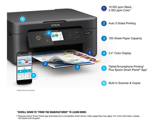 Impresora Epson Expression Home Xp-4200 Inalámbrica Color Ai